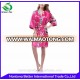 Hot Sale Polyester Shiny Satin Peacock Floral Kimono Bath Robe