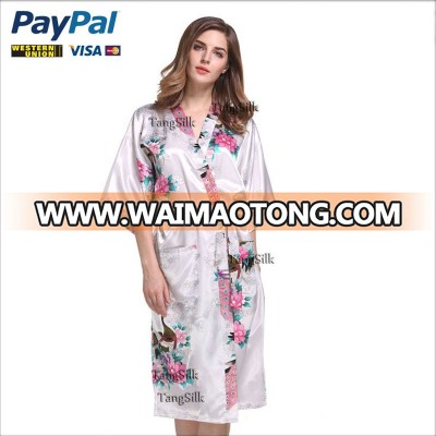 Floral Print long sleeping wear for bridesmaids